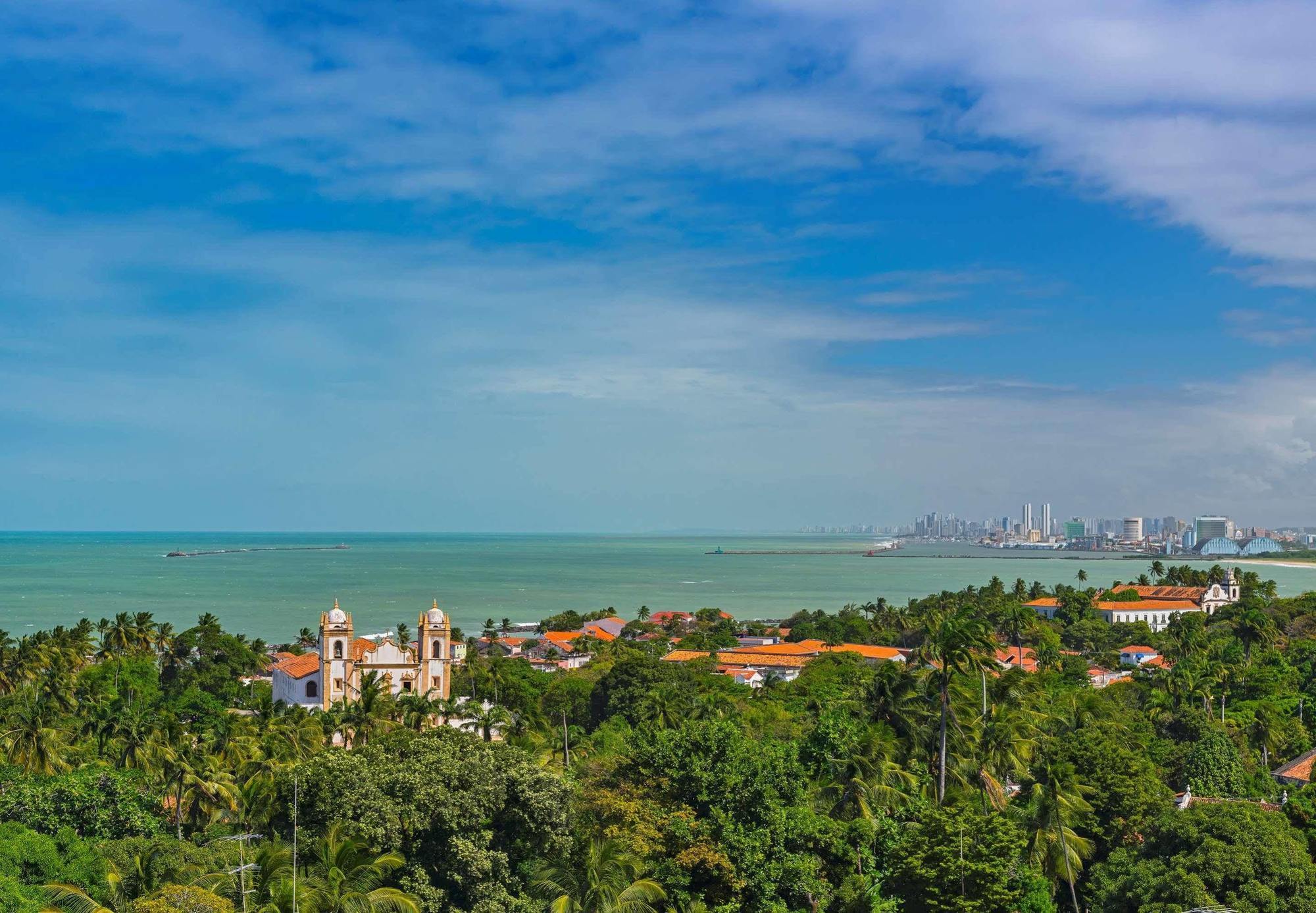 Sheraton Reserva Do Paiva Cabo de Santo Agostinho Ngoại thất bức ảnh View of the city from the hill of the same name